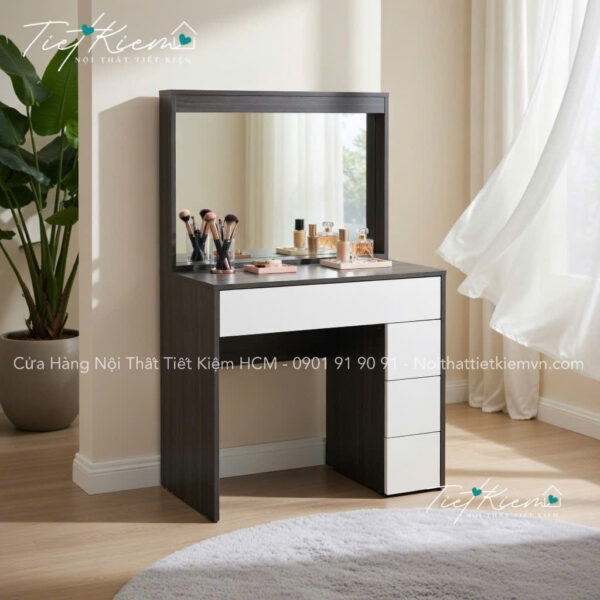 Bàn trang điểm mini có đèn LED – Trang điểm tiện lợi mỗi ngày 2 Ban-trang-diem-mini-co-den-LED