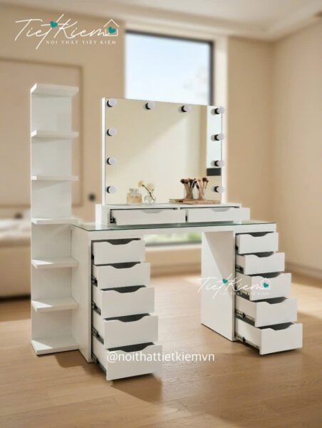 Bàn trang điểm nữ tính TPHCM – Lắp ráp tận nơi nhanh chóng 1 Ban-trang-diem-nu-tinh-TPHCM