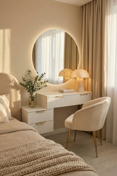 Bàn trang điểm thông minh kiểu Hàn Quốc – Xu hướng nội thất mới 4 Ban-trang-diem-thong-minh-kieu-Han-Quoc