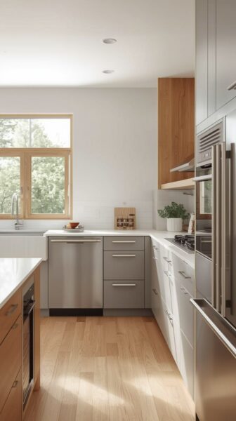 tủ bếp cấu hình kinh tế – tối giản hạng mục không cần thiết