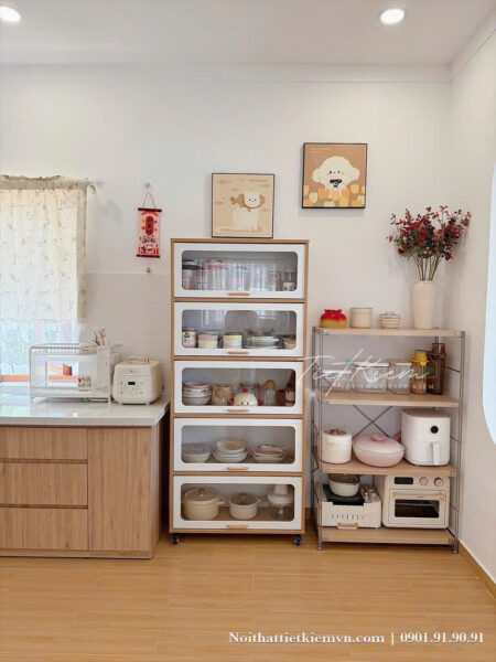 Tủ bếp chứa dụng cụ làm bếp – Tăng sự tiện lợi khi nấu ăn 1 Tu-Bep-Chua-Dung-Cu-Lam-Bep