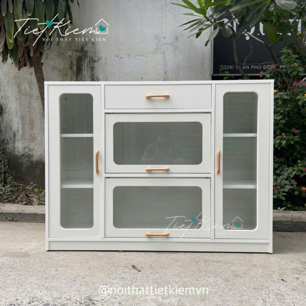 tủ bếp khu đặt lò vi sóng – thiết kế thuận tiện khi sử dụng thiết bị bếp