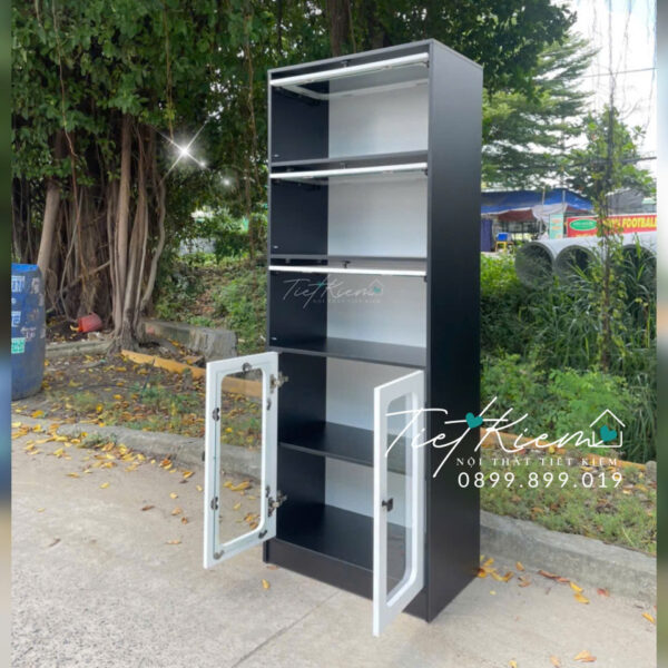 tủ bếp khu để gia vị – sắp xếp gọn gàng và dễ lấy khi nấu ăn