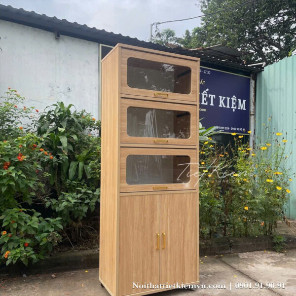 tủ bếp sắp xếp thực phẩm khô – giữ căn bếp luôn ngăn nắp