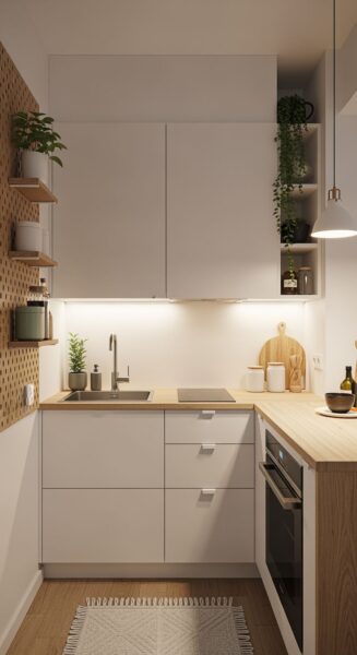 tủ bếp tạo điểm nhấn không gian – giải pháp nâng cấp căn nhà