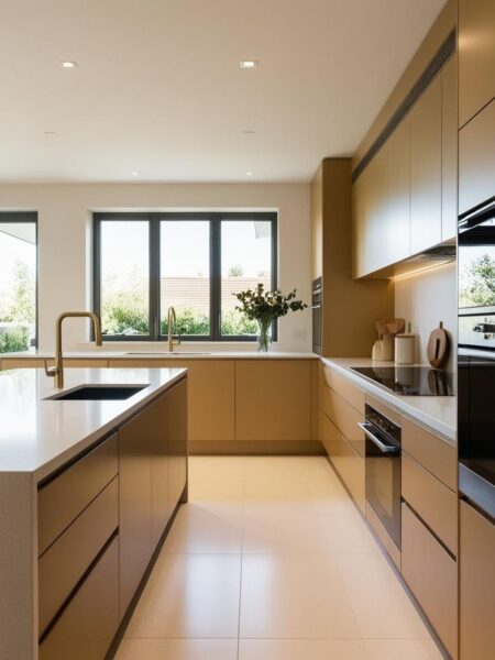 Tủ bếp thiết kế hài hòa tổng thể – Đồng bộ phong cách nội thất 4 Tu-Bep-Thiet-Ke-Hai-Hoa