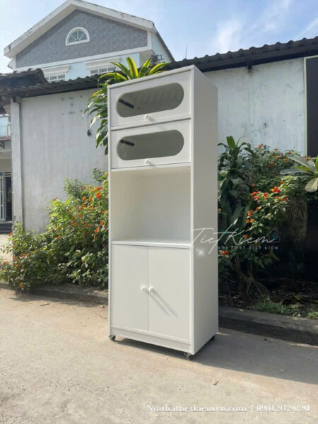 Tủ bếp tổ chức vật dụng bếp – Giải pháp giúp căn bếp khoa học hơn 1 Tu-Bep-To-Chuc-Vat-Dung-Bep