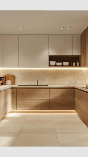 tủ bếp tối giản cao cấp – xu hướng được ưa chuộng hiện nay