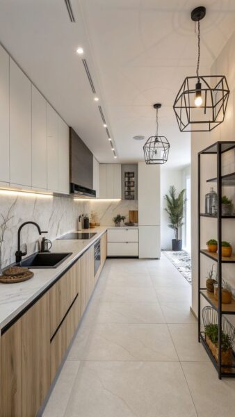 tủ bếp tối ưu khu vực nấu nướng – bố trí hợp lý và khoa học