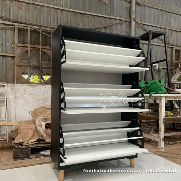 Tủ giày cho nhà phố – Cách chọn mẫu bền đẹp và dễ phối nội thất 2 Tu-Giay-Cho-Nha-Pho