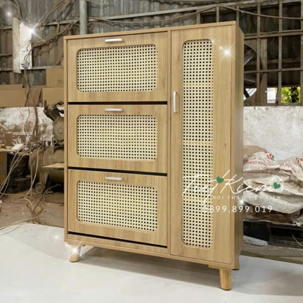 Tủ giày kết hợp treo áo – Mẫu tiện lợi cho lối vào gọn gàng 2 Tu-Giay-Ket-Hop-Treo-ao