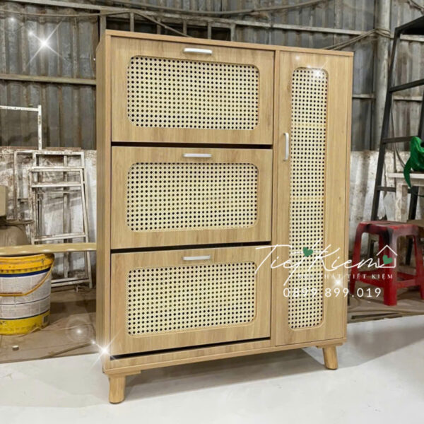 Tủ giày kết hợp treo áo – Mẫu tiện lợi cho lối vào gọn gàng 1 Tu-Giay-Ket-Hop-Treo-ao