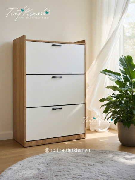 Tủ giày kiểu dáng thanh thoát – Lựa chọn phù hợp cho nhà cần cảm giác rộng hơn 3 Tu-Giay-Kieu-Dang