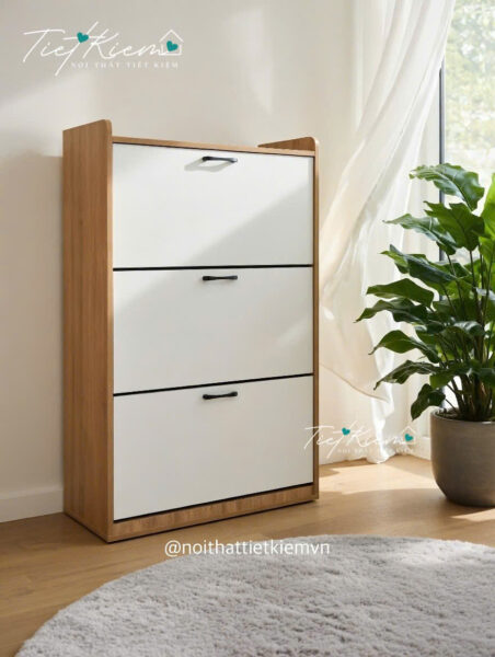 Tủ giày kiểu dáng thanh thoát – Lựa chọn phù hợp cho nhà cần cảm giác rộng hơn 2 Tu-Giay-Kieu-Dang