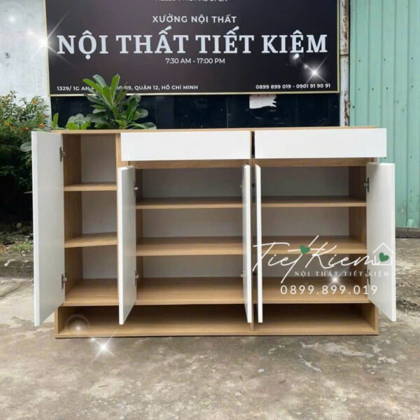 Tủ giày đặt cửa ra vào – Cách chọn mẫu vừa đẹp vừa tiện sử dụng 1 Tu-Giay-dat-Cua-Ra-Vao