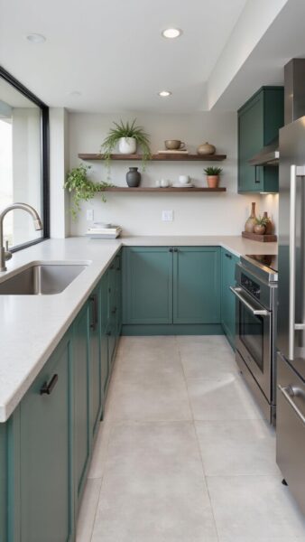 Tủ bếp hoàn thiện thẩm mỹ – Chú trọng từng chi tiết nhỏ 1 Tu-bep-hoan-thien-tham-my