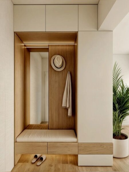 Tủ giày gỗ MDF giá tốt có ghế ngồi – Tiện lợi cho gia đình 1 Tu-giay-go-MDF-gia-tot-co-ghe-ngoi