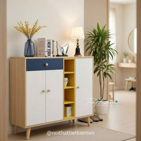 Tủ giày hiện đại cho căn hộ nhỏ – Đẹp mắt và tối ưu diện tích 2 Tu-giay-hien-dai-cho-can-ho