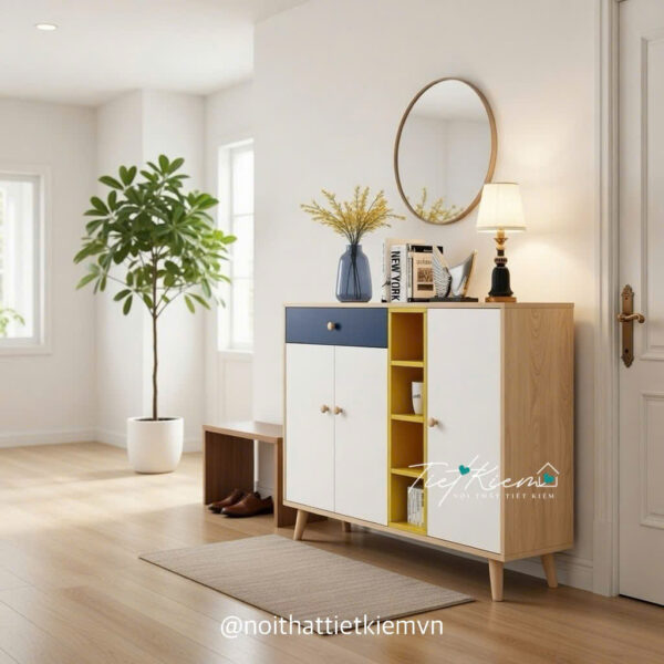 Tủ giày hiện đại cho căn hộ nhỏ – Đẹp mắt và tối ưu diện tích 4 Tu-giay-hien-dai-cho-can-ho