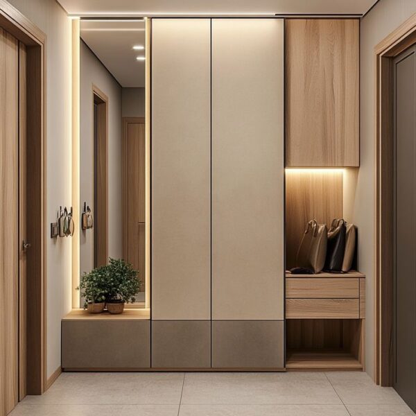 Tủ giày phong cách Hàn Quốc màu trắng – Thanh lịch và sang trọng 3 Tu-giay-phong-cach-Han-Quoc-mau-trang