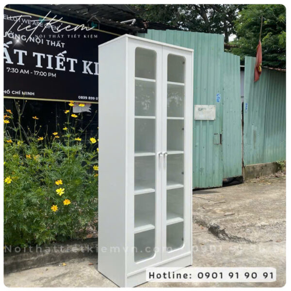 Tủ trưng bày decor cánh kính – Sang trọng và chống bụi tốt 1 Tu-trung-bay-decor-canh-kinh