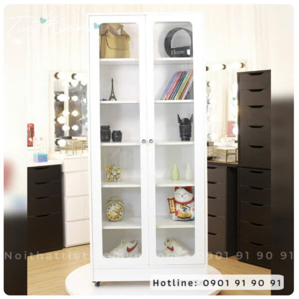 Tủ trưng bày decor gỗ MDF – Bền đẹp và giá hợp lý 3 Tu-trung-bay-decor-go-MDF