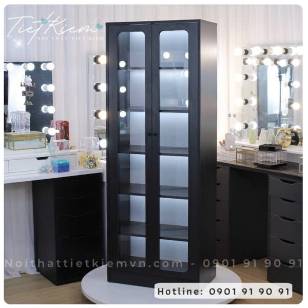 Tủ trưng bày đẹp – Mẫu tủ trang trí hiện đại cho phòng khách 1 Tu-trung-bay-dep