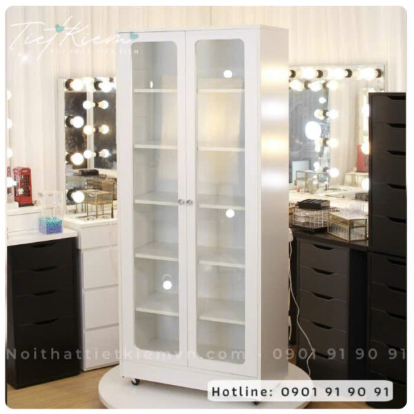 Tủ trưng bày đẹp cánh kính – Sang trọng và chống bụi tốt 2 Tu-trung-bay-dep-canh-kinh