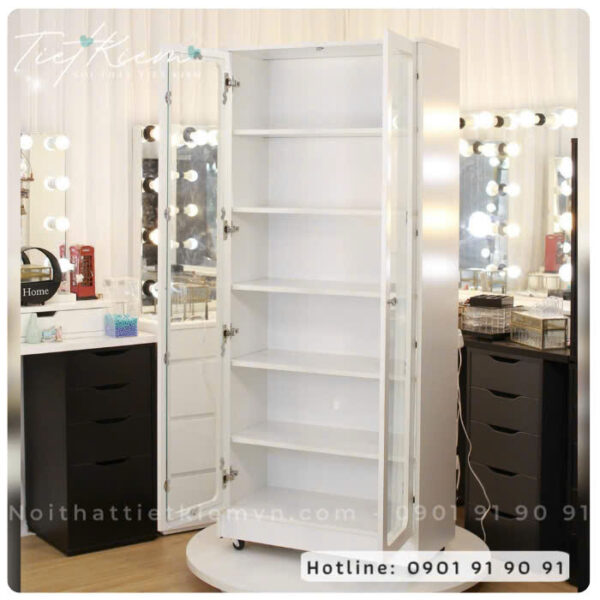 Tủ trưng bày đẹp cánh kính – Sang trọng và chống bụi tốt 3 Tu-trung-bay-dep-canh-kinh