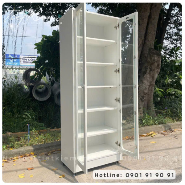 Tủ trưng bày đẹp gỗ MDF – Bền đẹp và giá hợp lý 2 Tu-trung-bay-dep-go-MDF