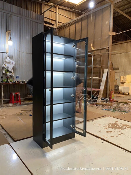 Tủ trưng bày hiện đại – Xu hướng nội thất trang trí phòng khách 3 Tu-trung-bay-hien-dai