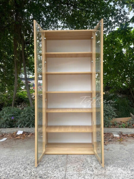 Tủ trưng bày hiện đại gỗ MDF – Bền đẹp và giá hợp lý 2 Tu-trung-bay-hien-dai-go-MDF