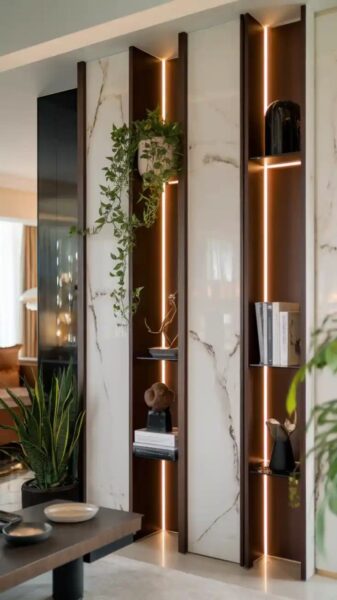 Tủ trưng bày tối giản – Xu hướng nội thất hiện đại cho phòng khách 4 Tu-trung-bay-toi-gian