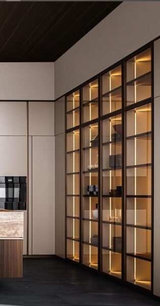 Tủ trưng bày tối giản cánh kính – Sang trọng và chống bụi tốt 1 Tu-trung-bay-toi-gian-canh-kinh