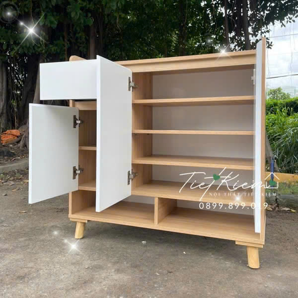 Xưởng làm tủ giày Hồ Chí Minh – Giải pháp phù hợp khi cần mẫu theo kích thước riêng 1 Xuong-Lam-Tu-Giay