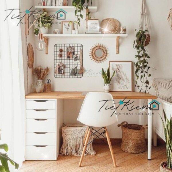 bàn ikea gỗ làm việc 1m4 ban.ikea.8