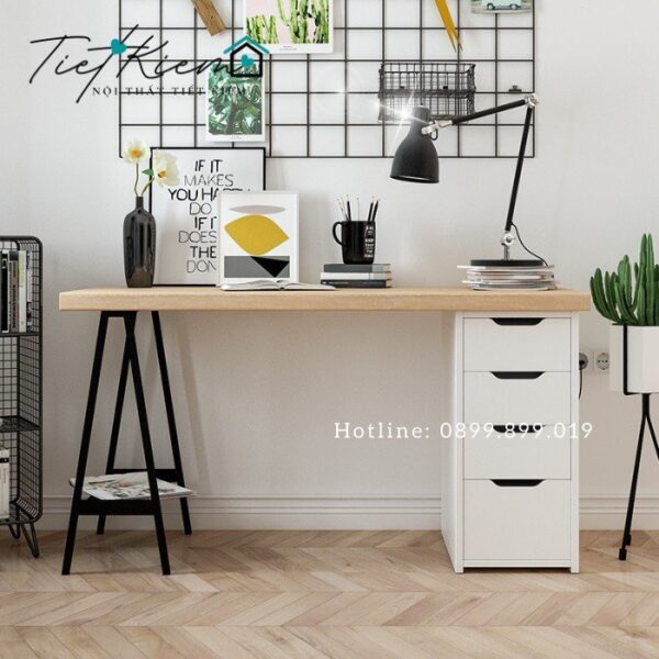 bàn ikea gỗ làm việc nội thất tiết kiệm blv9989