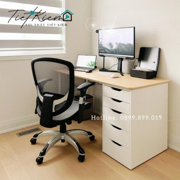 bàn làm việc gỗ ikea nttk blv8889