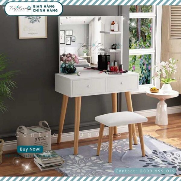 bàn phấn nhỏ gọn nội thất tiết kiệm btd089