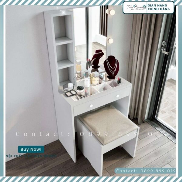bàn trang điểm có đèn nội thất tiết kiệm btd888