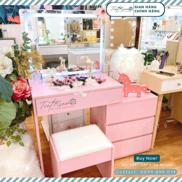 bàn trang điểm đèn led nội thất tiết kiệm btd0999