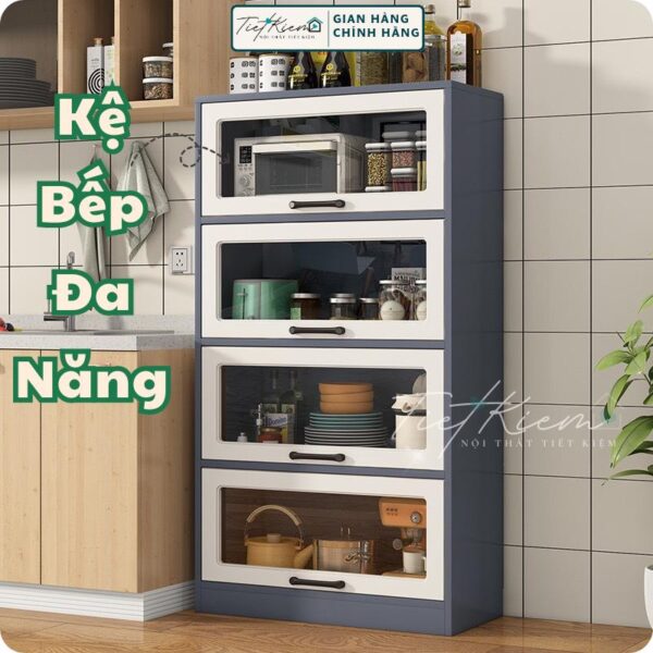 kệ bếp gỗ đa năng nội thất tiết kiệm b00145