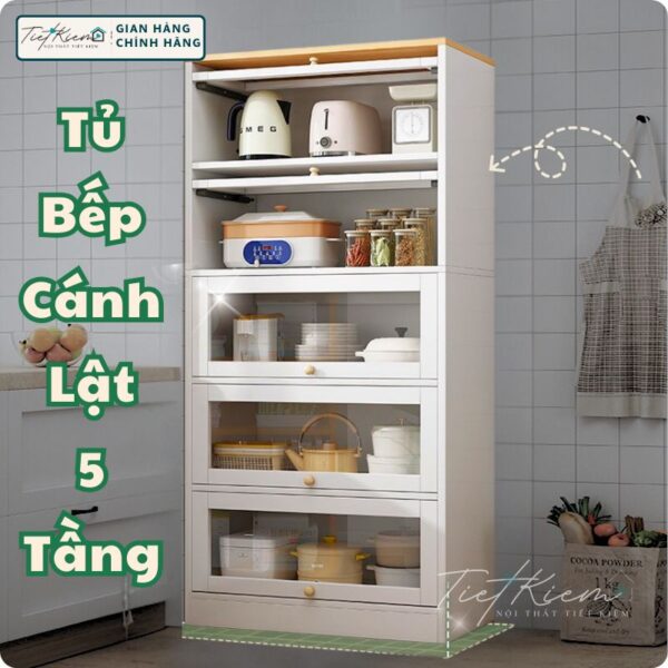 kệ bếp gỗ nội thất tiết kiệm ke.bep01