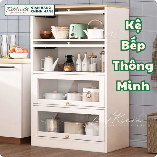 kệ để đồ nhà bếp 4 tầng nội thất tiết kiệm kb889