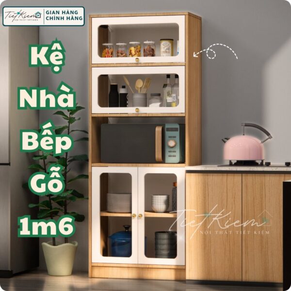 kệ để đồ nhà bếp, kệ sách noithattietkiem nttk99