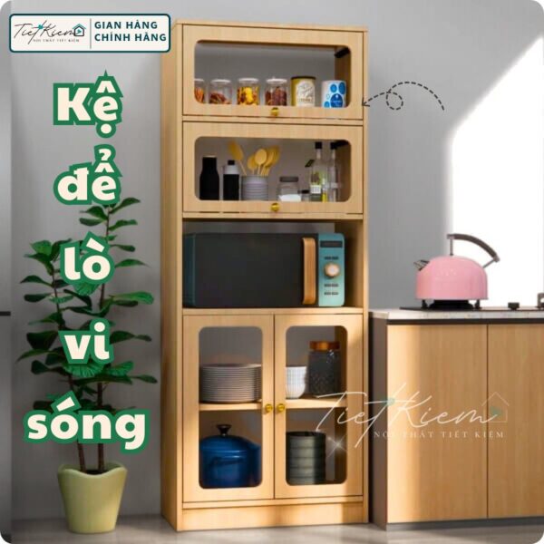 kệ nhà bếp gỗ đa năng kebep140611
