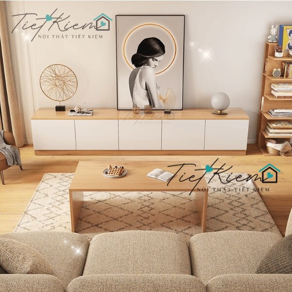kệ tivi 1m6 decor phòng khách ketv2