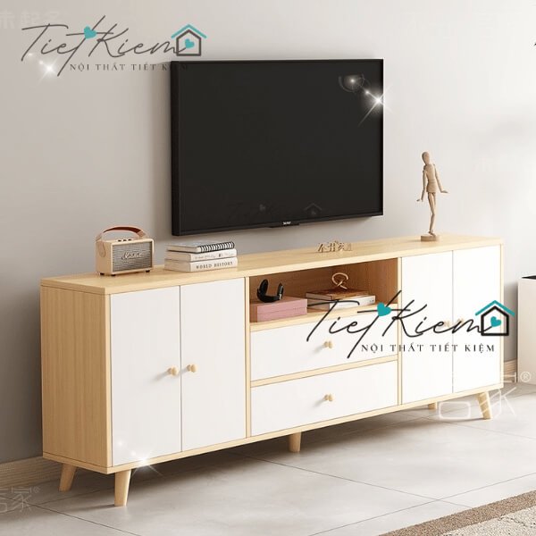 kệ tivi gỗ decor phòng khách 1m6 tv39