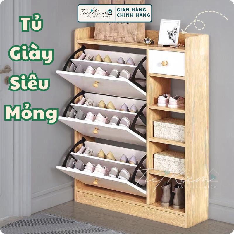 Tủ để giày dép vân gỗ sồi 90cm Nội Thất Tiết Kiệm 01919 1 tủ để giày dép vân gỗ sồi 90cm nội thất tiết kiệm 01919