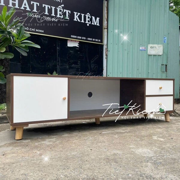 tủ để tivi trang trí phòng khách 1m6